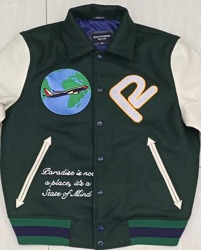 Destination varsity jacket