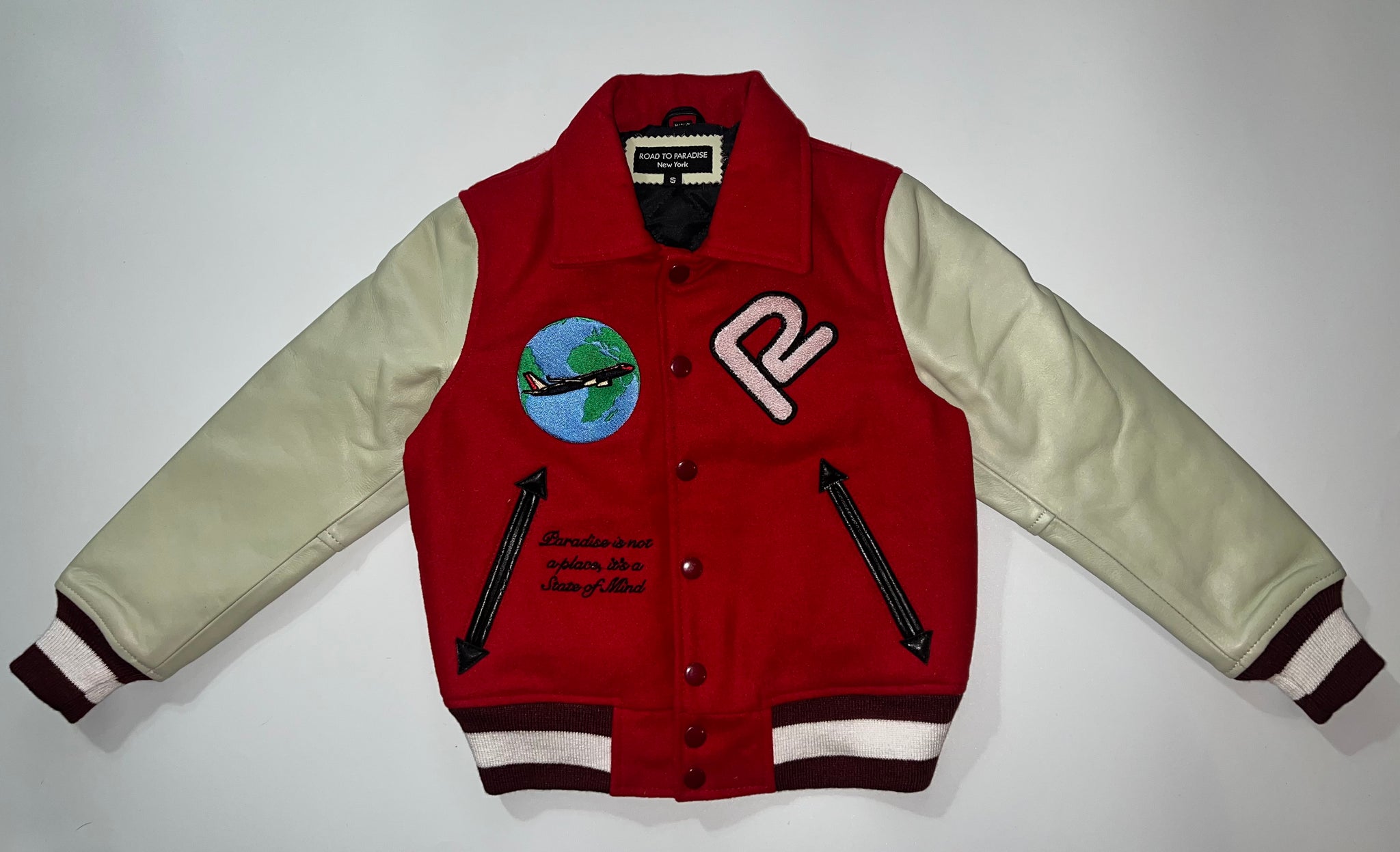 Kids destination varsity jacket