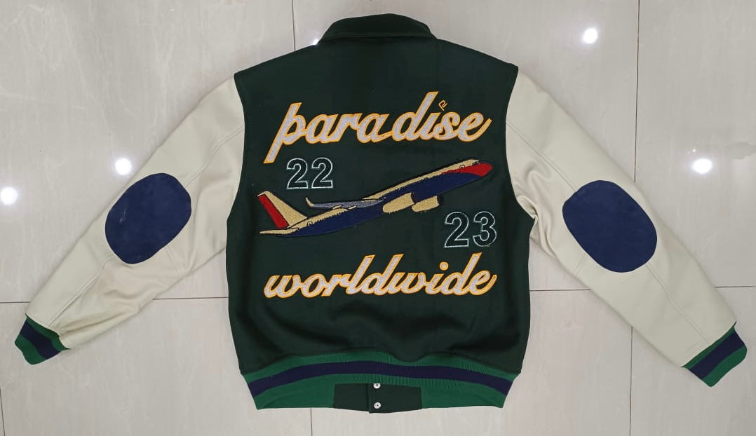 Destination varsity jacket