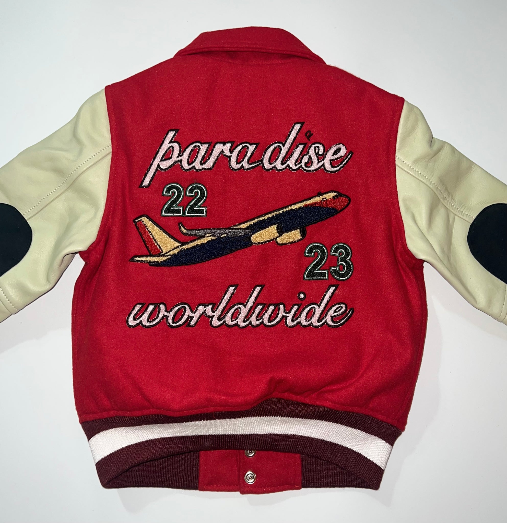 Kids destination varsity jacket