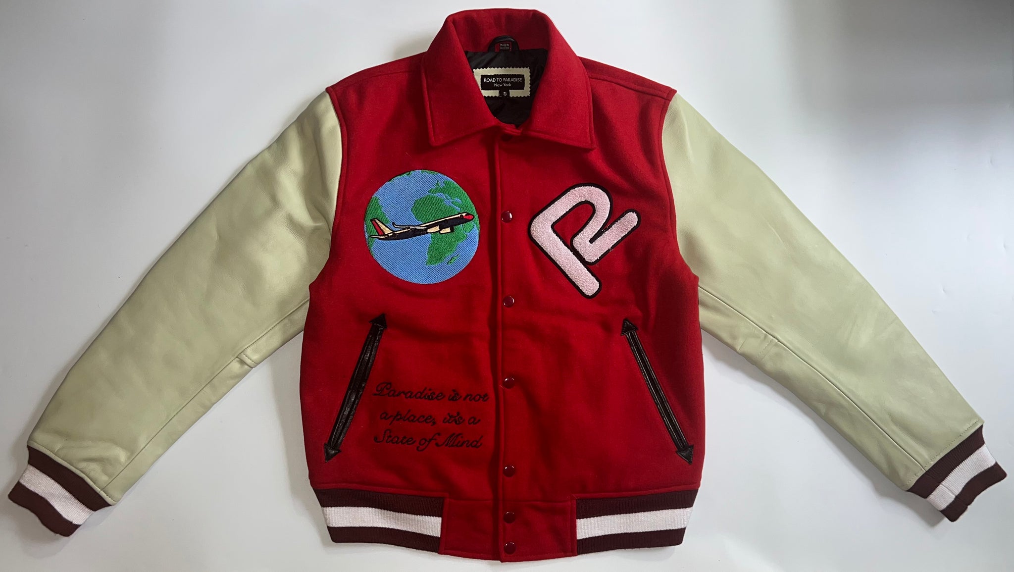 Destination varsity jacket